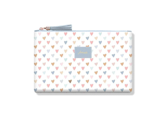 Valiosa Zipper Pouch Corazones