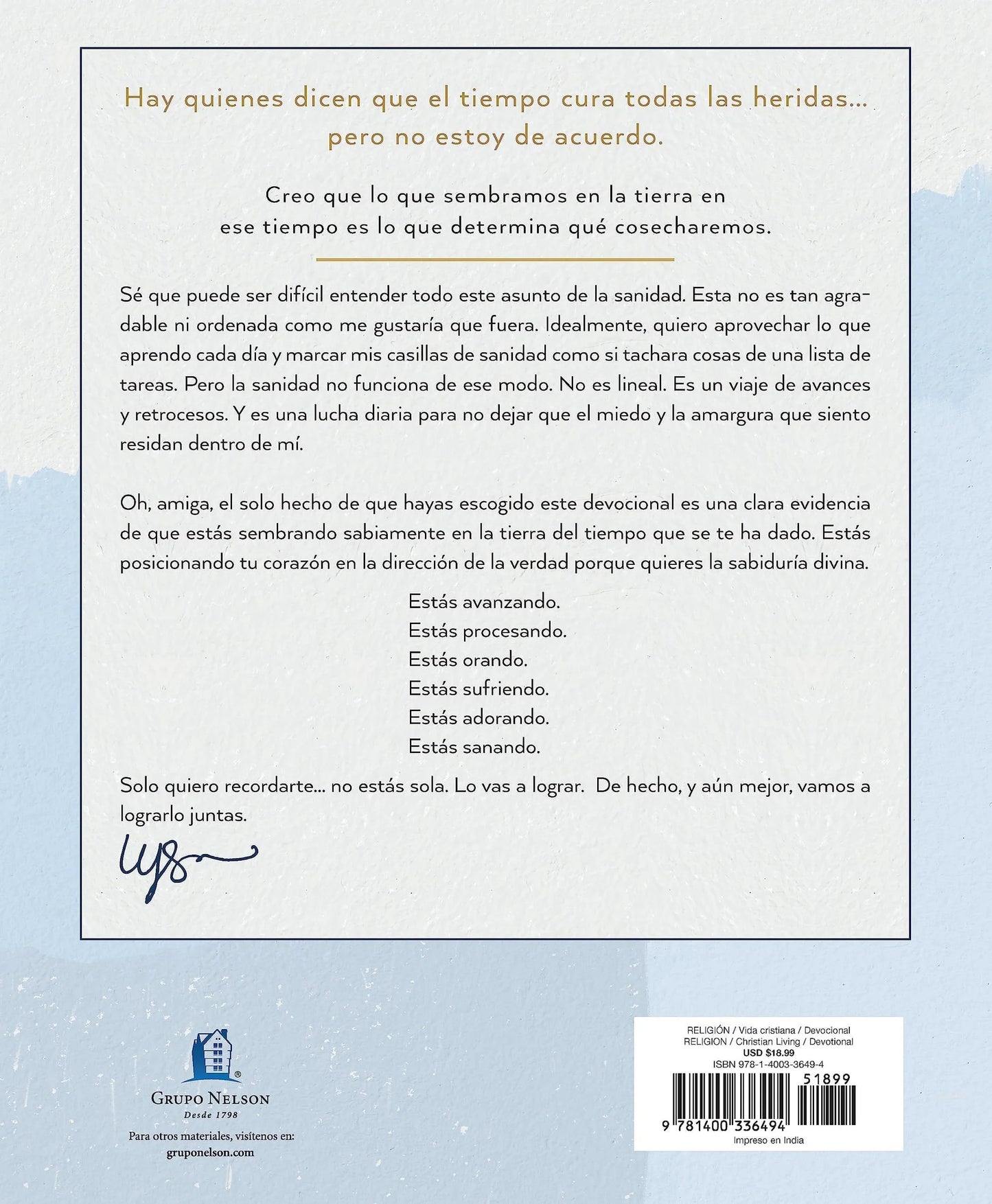 Lo vas a lograr- Lysa Terkeurst